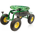 Garden Work Seat/Rolling Garden Seat Cart/Removable Seat